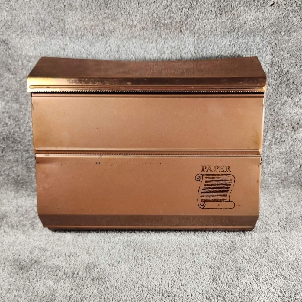 Lincoln BeautyWare Kitchen Paper Dispenser Copper Vintage Metal Wall Mount